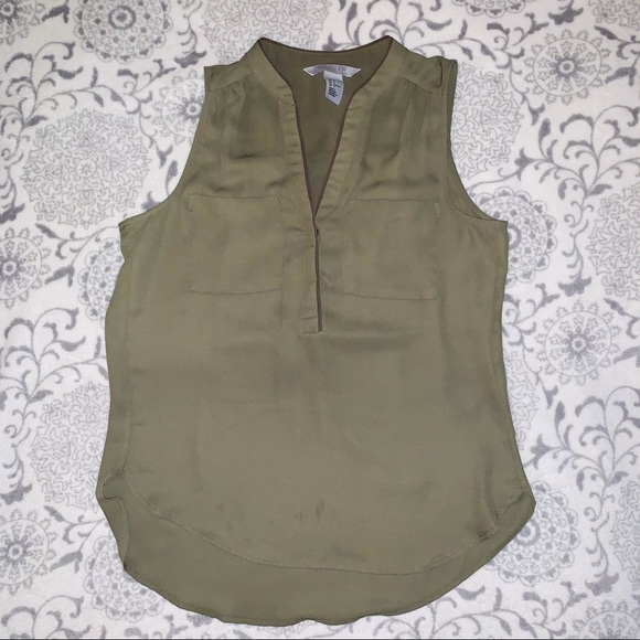 H&M Tops - H&M Olive Green Blouse